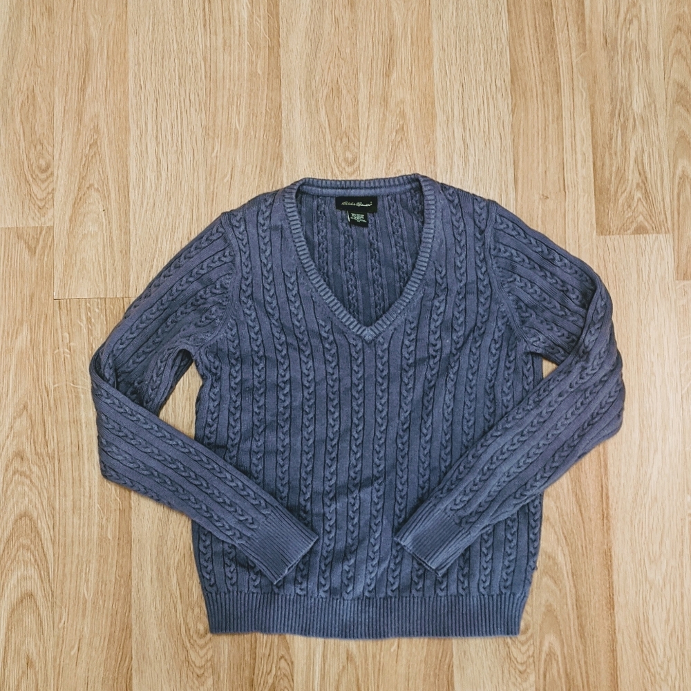 Eddie Bauer Purple Sweater